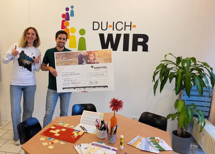 Baker Tilly Stiftung unterstützt Du-Ich-Wir e.V. 