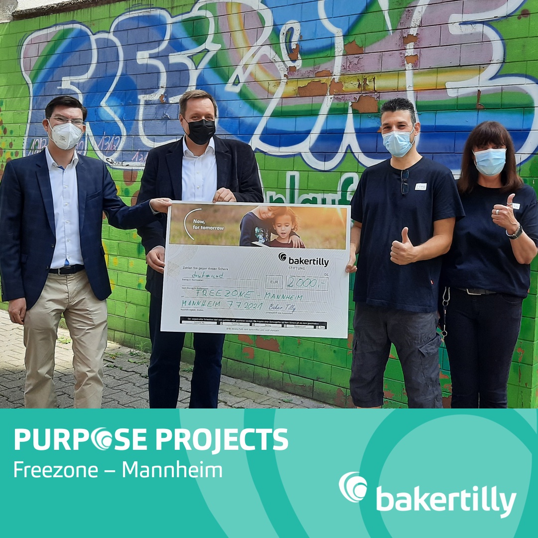 Jugendlichen Obdachlosen eine Perspektive bieten: Baker Tilly unterstützt Freezone in Mannheim