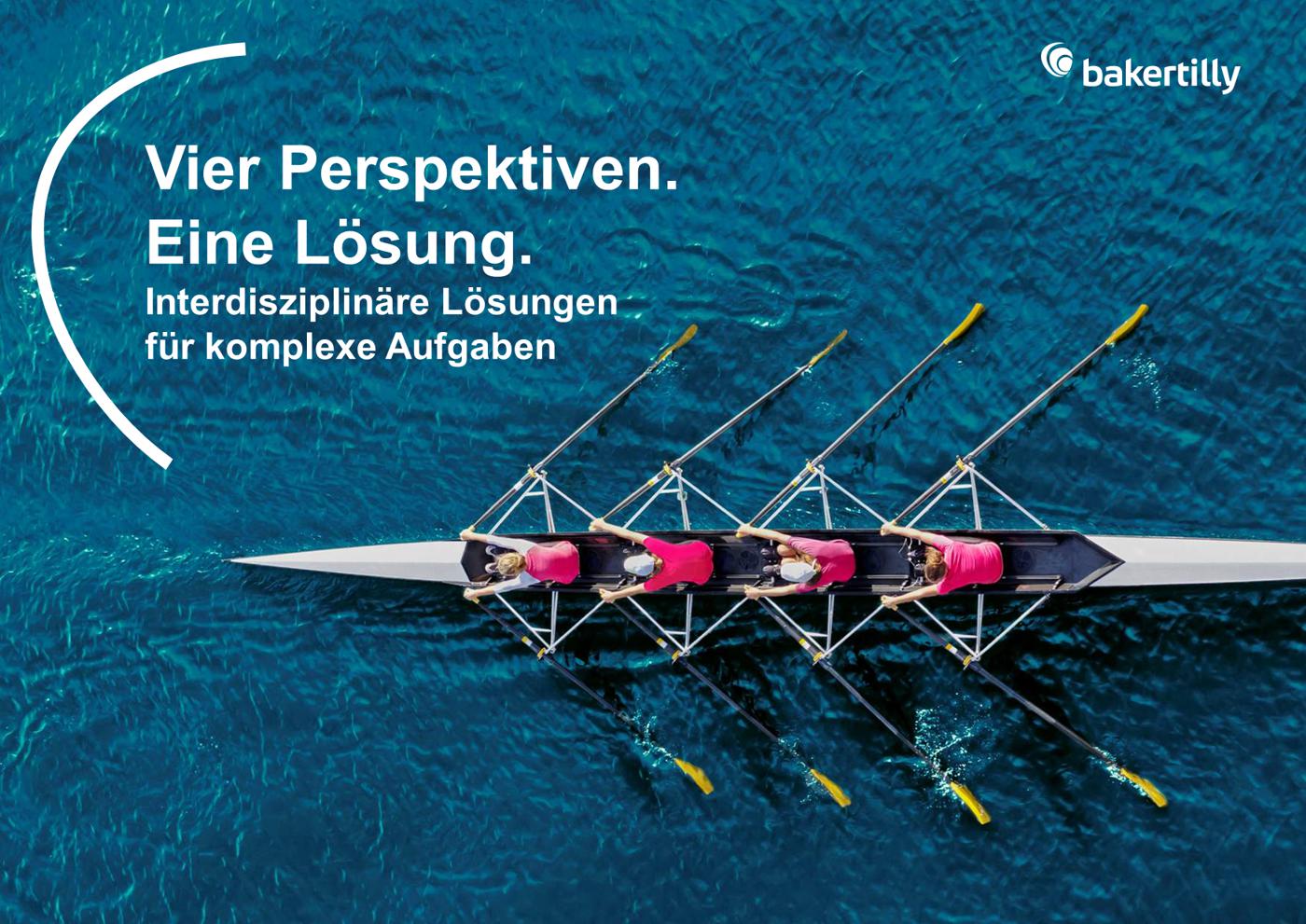 Vier Perspektiven. Eine Lösung. Interdisziplinäre Lösungen für komplexe Aufgaben