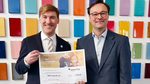 Baker Tilly Stiftung fördert Mint Zukunft e.V.