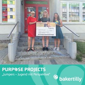 Baker Tilly Stiftung fördert „Jumpers – Jugend mit Perspektive“ mit 2.500 Euro
