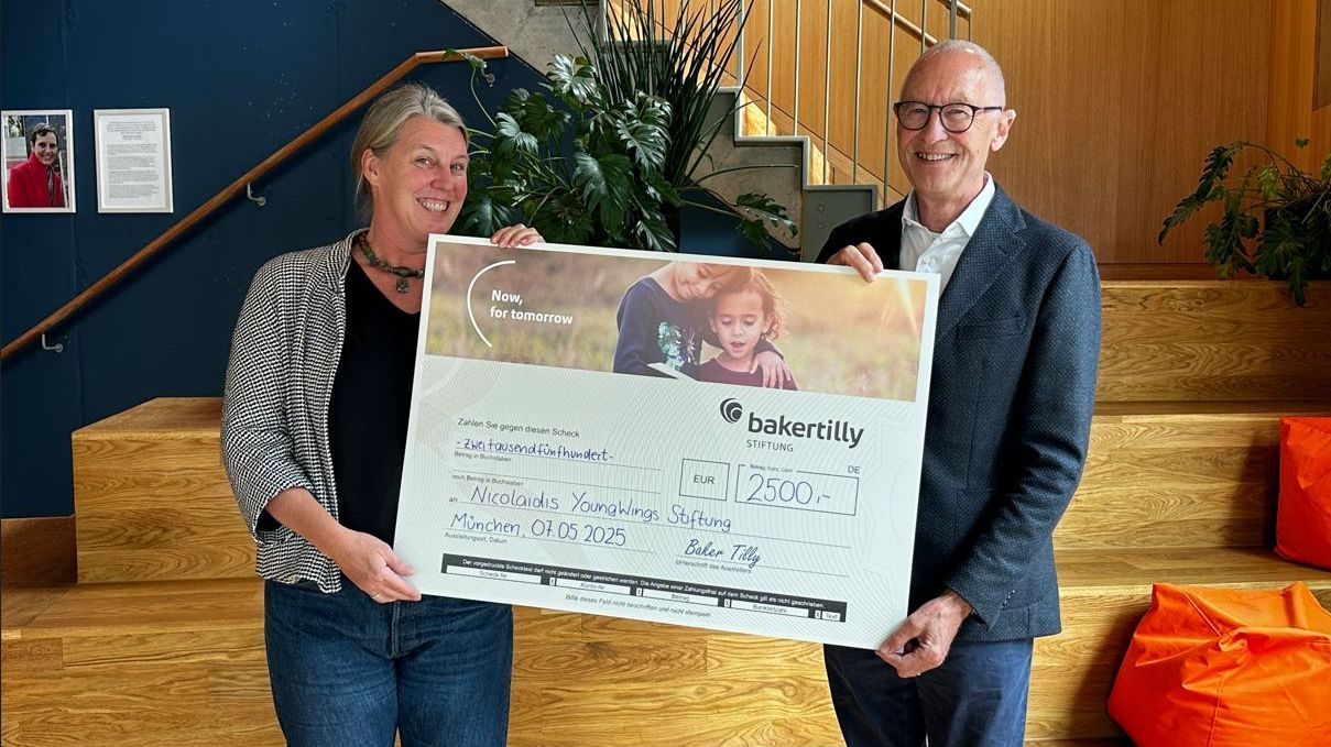 Baker Tilly Stiftung unterstützt Nicolaidis YoungWings Stiftung