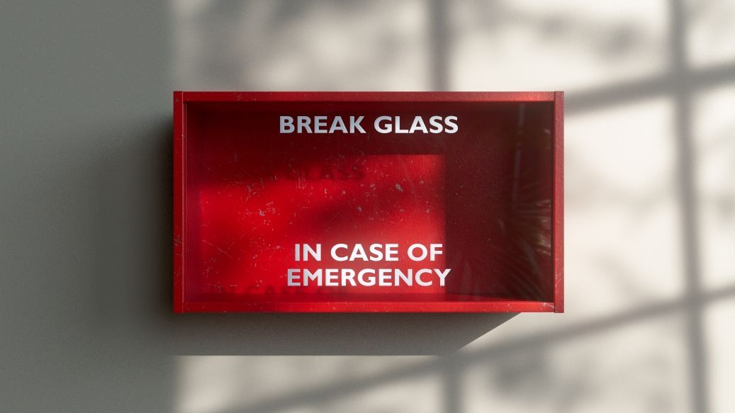 Photo: Red emergency box