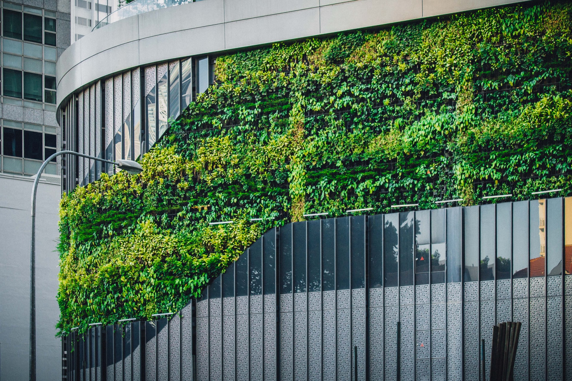[[Translate to "English"]] Building with green leaves