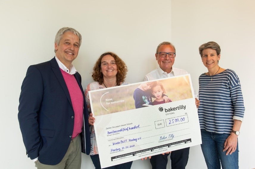 Baker Tilly Stiftung spendet an den Verein KinderPaCT Hamburg e.V.