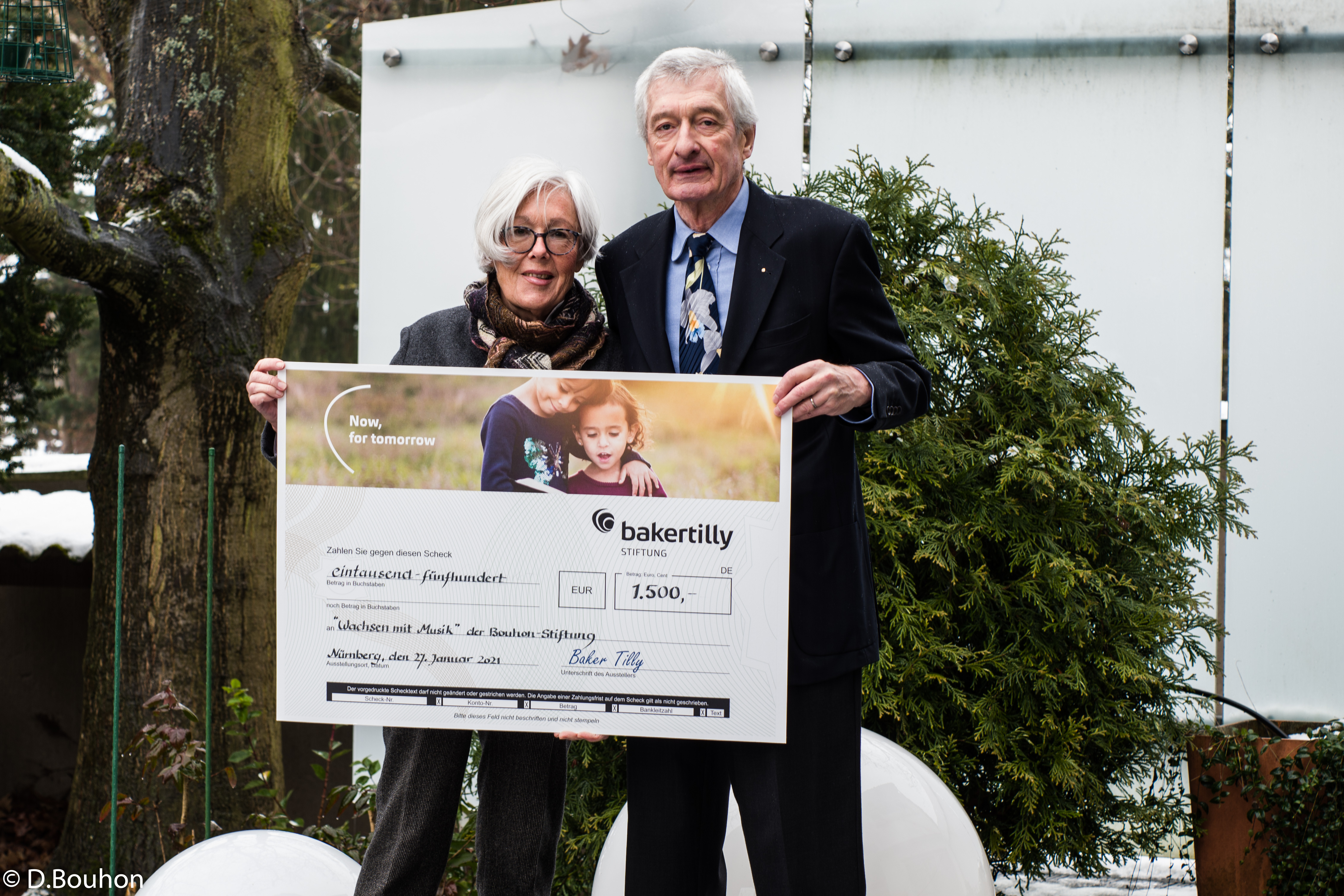 Digitale Scheckübergaben: Baker Tilly Stiftung unterstützt Musik- und Sportprojekte in Nürnberg und Berlin