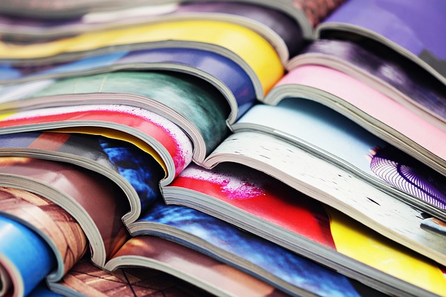 Ein Stapel voller Magazine